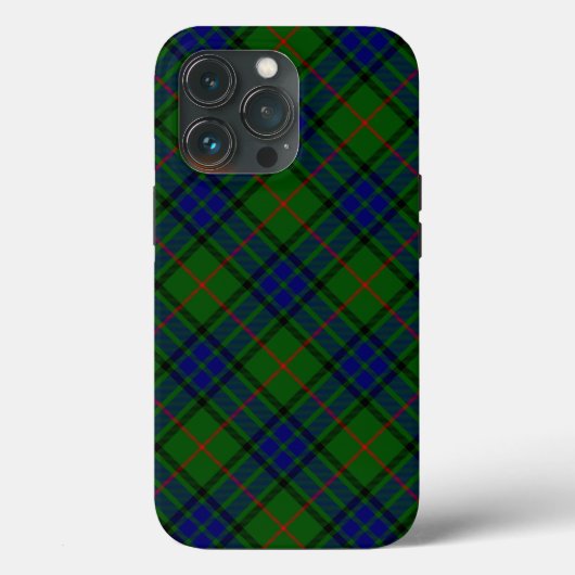 Coques Case-Mate iPhone Lauder tartan bleu vert plaid (Verso)