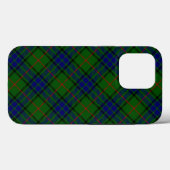 Coques Case-Mate iPhone Lauder tartan bleu vert plaid (Verso (horizontal))