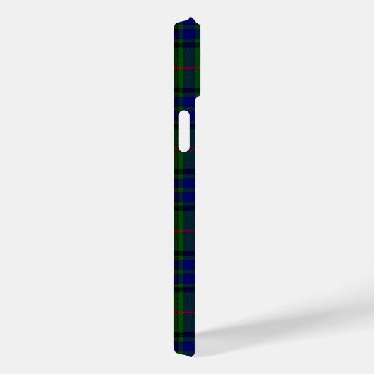 Coques Case-Mate iPhone Lauder tartan bleu vert plaid (Verso / Droite)