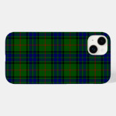 Coques Case-Mate iPhone Lauder tartan bleu vert plaid (Verso (horizontal))