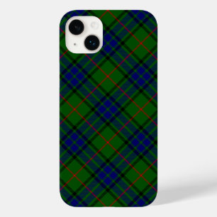 Coque Pour iPhone 14 Plus Lauder tartan bleu vert plaid