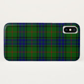 Coques Case-Mate iPhone Lauder tartan bleu vert plaid (Dos (Horizontal))