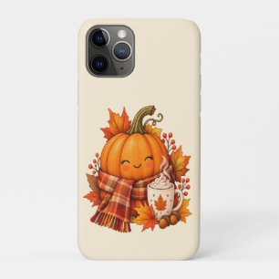 Case-Mate iPhone Case L'automne adorable - Citrouille souriante avec éch