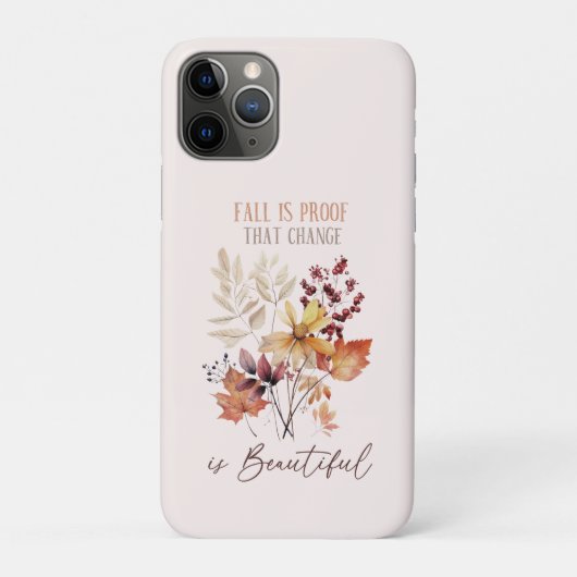 Coques Case-Mate iPhone L'Automne Est La Preuve Que Le Changement Est Beau (Dos)