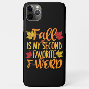 Case-Mate iPhone Case L'automne est mon deuxième F-Word préféré - Feuill