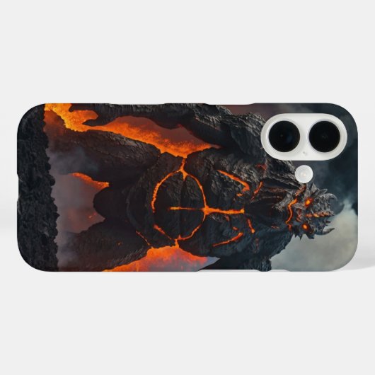 Coques Case-Mate iPhone Lava Dragon (Verso (horizontal))