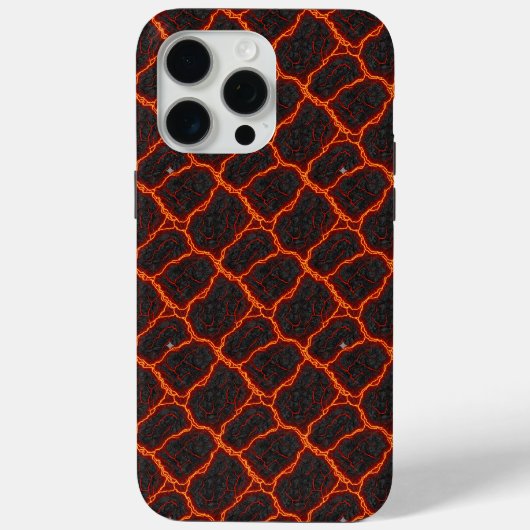 Coques Case-Mate iPhone Lava Flow Seamless Pattern (Verso)