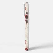 Coques Case-Mate iPhone Lavande de crème Bourgogne Florale (Verso / Gauche)