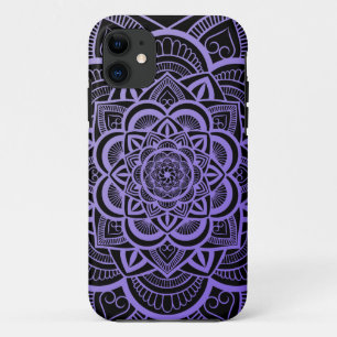 Case-Mate iPhone Case Lavande de Mandala florale géométrique Dégradé vio