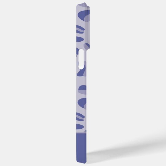 Coques Case-Mate iPhone Lavande de Motif de léopard pourpre (Verso / Droite)