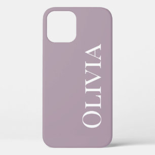 Case-Mate iPhone Case Lavande de poussière personnalisée Typographie m