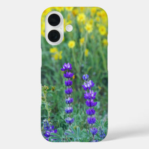 Coques iPhone 16 Lavande et tournesol jaune