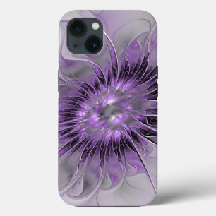 Case-Mate iPhone Case Lavande Fleur Dream Moderne Abstrait Fractal Art
