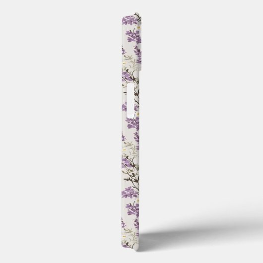Coques Case-Mate iPhone Lavande Lilac Design (Verso / Droite)