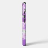 Coques Case-Mate iPhone Lavande Purple Aquarelle Floral Personnalisé (Verso / Gauche)