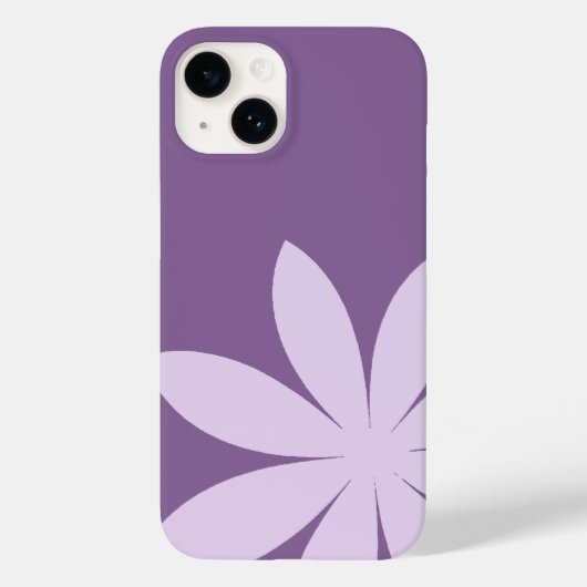 Coques Case-Mate iPhone Lavande Purple Daisy (Verso)