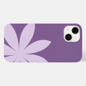 Coques Case-Mate iPhone Lavande Purple Daisy (Verso (horizontal))
