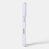 Coques Case-Mate iPhone Lavande Rose Doux Pale Blanc Pastel Couleur Solide (Verso / Droite)