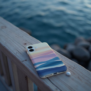 Coques iPhone 16 Lavande Tide Fluide Abstrait Côtier