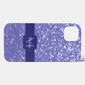 Coques Case-Mate iPhone Lavande violet scintille parties scintillant bling (Verso (horizontal))