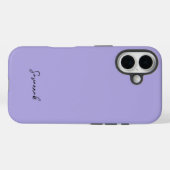 Coques Case-Mate iPhone Lavande violette Lilac esthétique (Verso (horizontal))