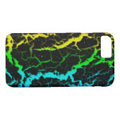 Coques Case-Mate iPhone Lave de l'espace fissuré - spectre lumineux (Dos (Horizontal))