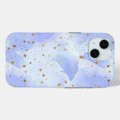 Coques Case-Mate iPhone Lavendar Golden Star Motif (Verso (horizontal))