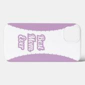 Coques Case-Mate iPhone Lavender Best Mom Ever iPhone Case (Verso (horizontal))