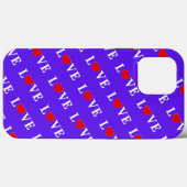 Coques Case-Mate iPhone Lavender LOVE Moderne Élégant (Verso (horizontal))
