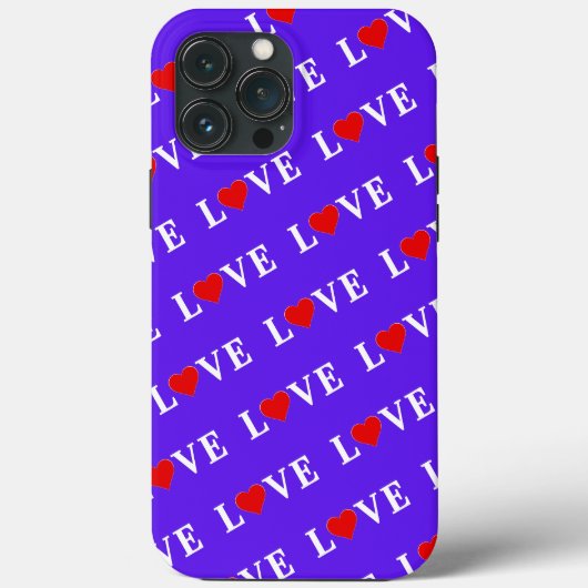 Coques Case-Mate iPhone Lavender LOVE Moderne Élégant (Verso)