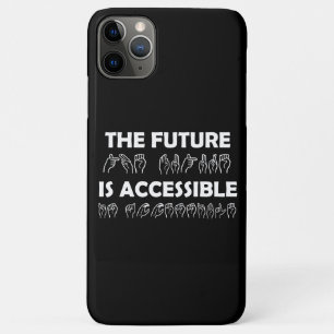 Case-Mate iPhone Case L'avenir est accessible ASL Sign Language
