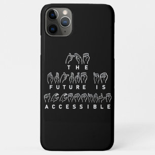 Case-Mate iPhone Case L'avenir est accessible ASL Sign Language