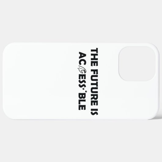 Coques Case-Mate iPhone L'avenir est accessible ASL Sign Language Braille (Verso / Droite)