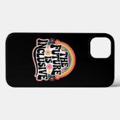 Coques Case-Mate iPhone L'avenir est inclusif Rainbow LGBTQ Drapeau Gay (Verso (horizontal))