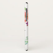 Coques Case-Mate iPhone L'Avenir Mme Script Fleurs tropicales Aquarelle (Dos/Gauche)