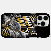 Coques Case-Mate iPhone L'aventure attend avec une descente en parachute p (Verso (horizontal))