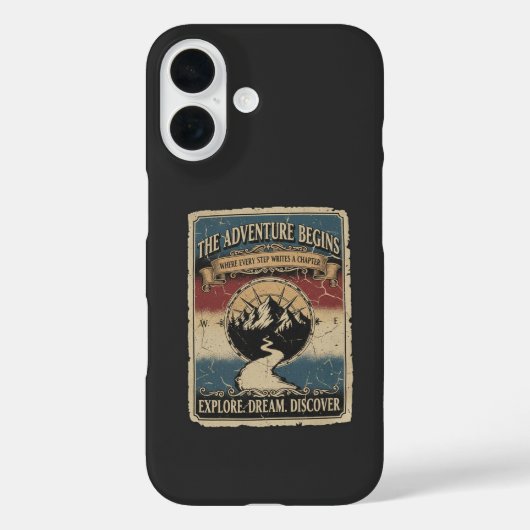 Coques Case-Mate iPhone L'aventure commence (Verso)