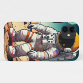 Coques Case-Mate iPhone "L'aventure des astronautes" (Dos (Horizontal))