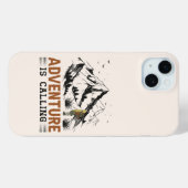 Coques Case-Mate iPhone L'aventure est en train d'appeler (Verso (horizontal))