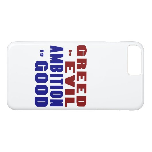Coques Case-Mate iPhone L'avidité et l'ambition (Dos (Horizontal))