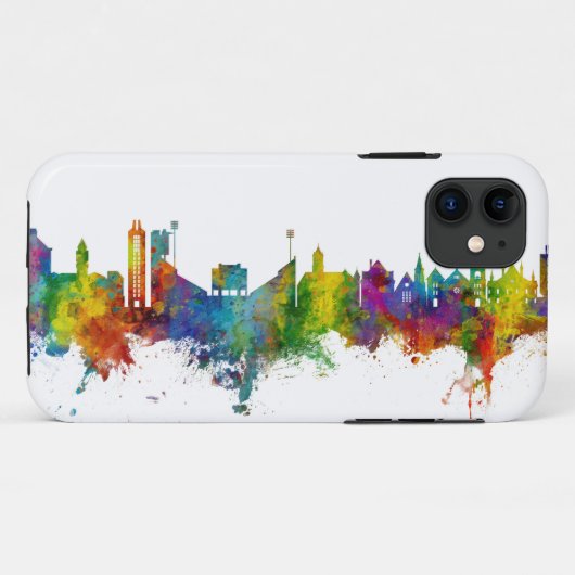 Coques Case-Mate iPhone Lawrence Kansas Skyline (Dos (Horizontal))