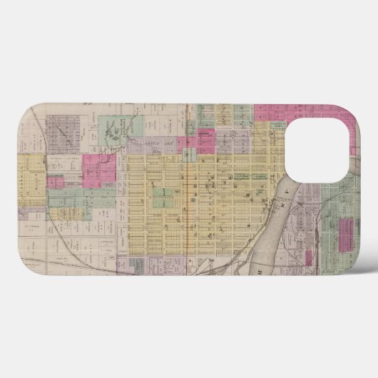 Coques Case-Mate iPhone Lawrence, le Kansas (Verso (horizontal))