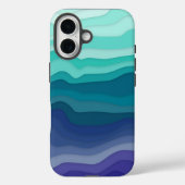 Coques Case-Mate iPhone Layered Waves iPhone Case | Ocean Breeze (Verso)