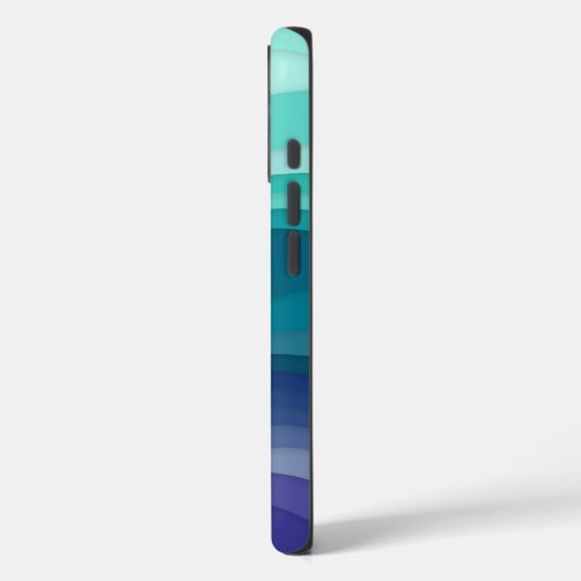 Coques Case-Mate iPhone Layered Waves iPhone Case | Ocean Breeze (Verso / Gauche)