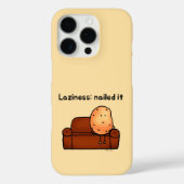 Coques Case-Mate iPhone Lazy Potato Cartoon Humor Art (Verso)