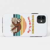 Coques Case-Mate iPhone Lazy Retro Tired and Sarcastic (Dos (Horizontal))