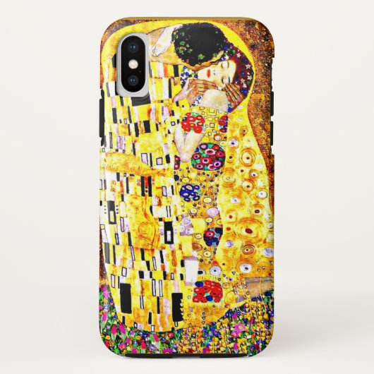 Coques Case-Mate iPhone Le baiser, célèbre peinture de Gustav Klimt (Dos)