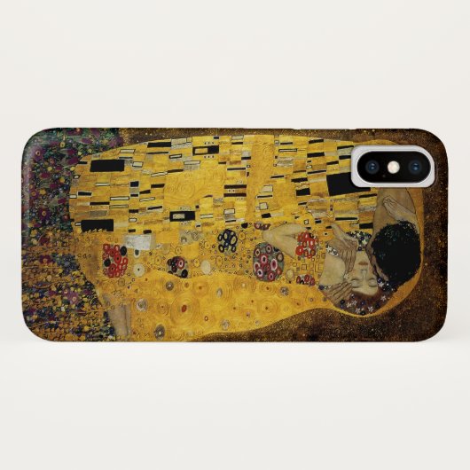 Coques Case-Mate iPhone Le baiser de Gustav Klimt (Dos (Horizontal))