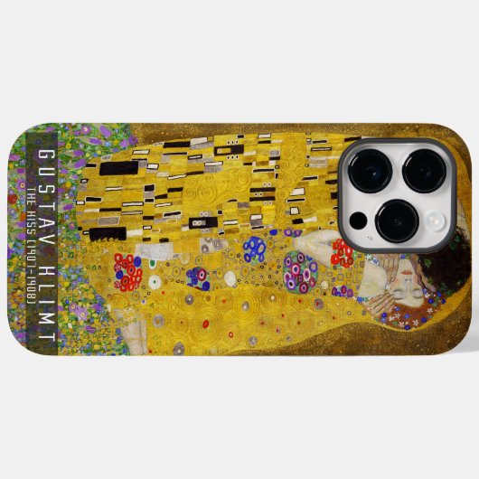 Coques Case-Mate iPhone Le baiser - Gustav Klimt (Verso (horizontal))