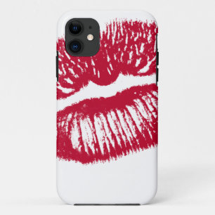 Coques Pour iPhone Le Baiser, Lèvres Rouges